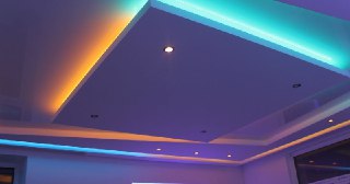 Натяжной потолок с подсветкой Димитровград, цена от 2108 руб.