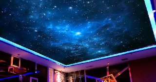 Натяжной потолок звездное небо Димитровград, цена от 5250 руб.